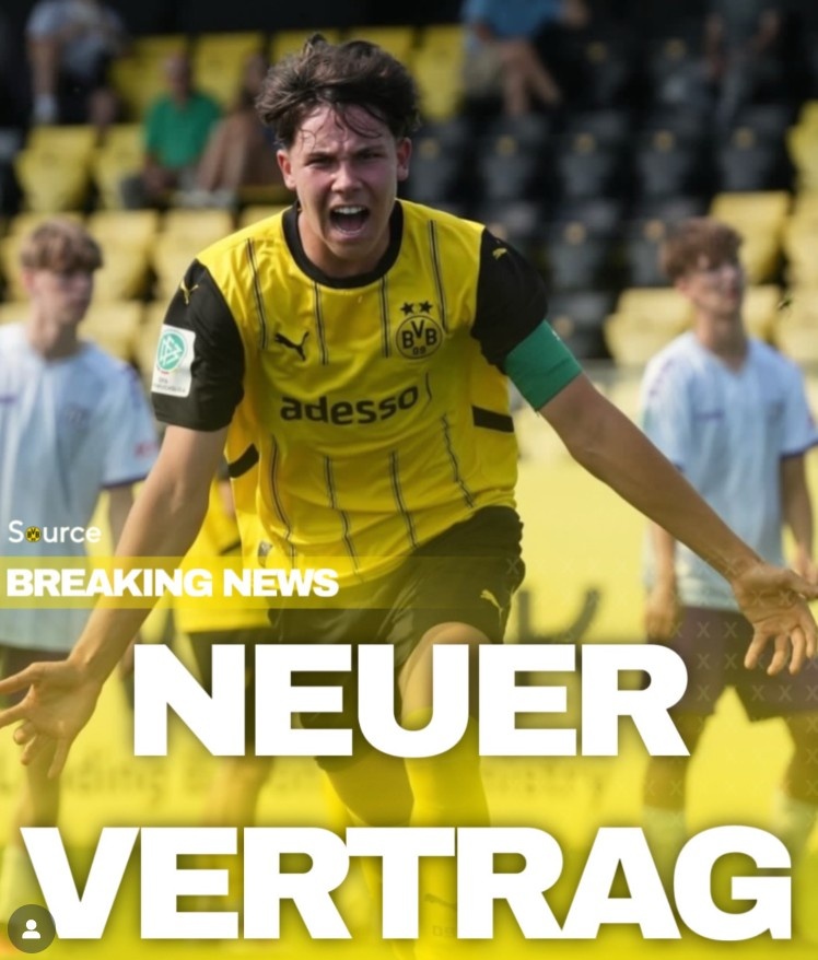 虎扑NBA-德天空：米兰和阿森纳都已问询多特17岁中后卫罗密欧·里特